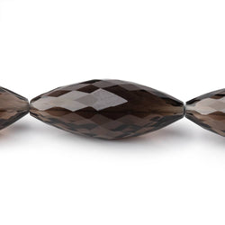 25x10-31x12mm Smoky Quartz Faceted Marquise Beads 16 inch 14 pieces (ONLINE ORDER ONLY)