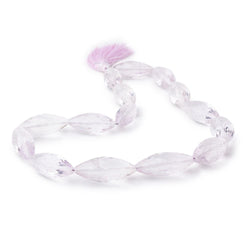23-30mm Pink Amethyst Faceted Marquise Beads 15 inch 15 beads AA Grade (ONLINE ORDER ONLY)