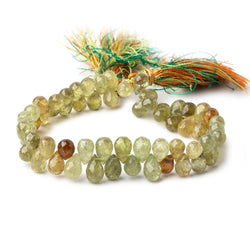 7x5-8x6mm Grossular Garnet Faceted Tear Drop Beads 7 inch 64 pieces (ONLINE ORDER ONLY)