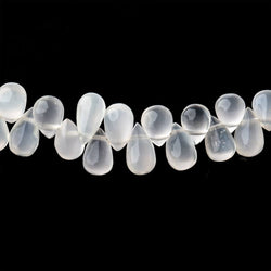 6x4-10x5mm Ceylon Moonstone plain tear drop 8 inch 55 Beads (ONLINE ORDER ONLY)