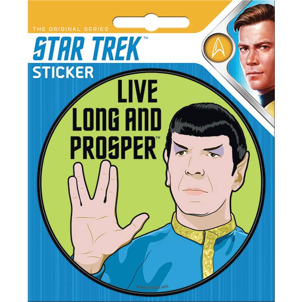 Star Trek: Live Long and Prosper Stickers (ONLINE ORDER ONLY)