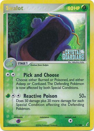 Swalot (11/100) (Stamped) [EX: Crystal Guardians] (Online Only)