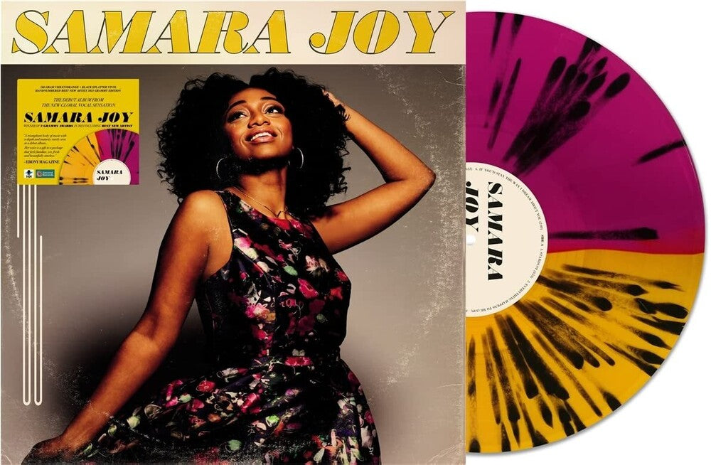 Samara Joy - Deluxe Edition on Violent, Orange & Black Splatter Colored Vinyl [LP]