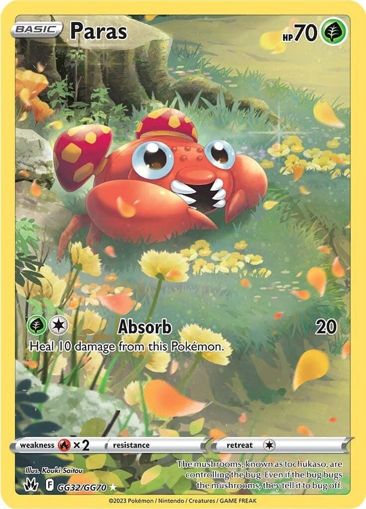 Paras (GG32/GG70) [Sword & Shield: Crown Zenith] (Online Only)