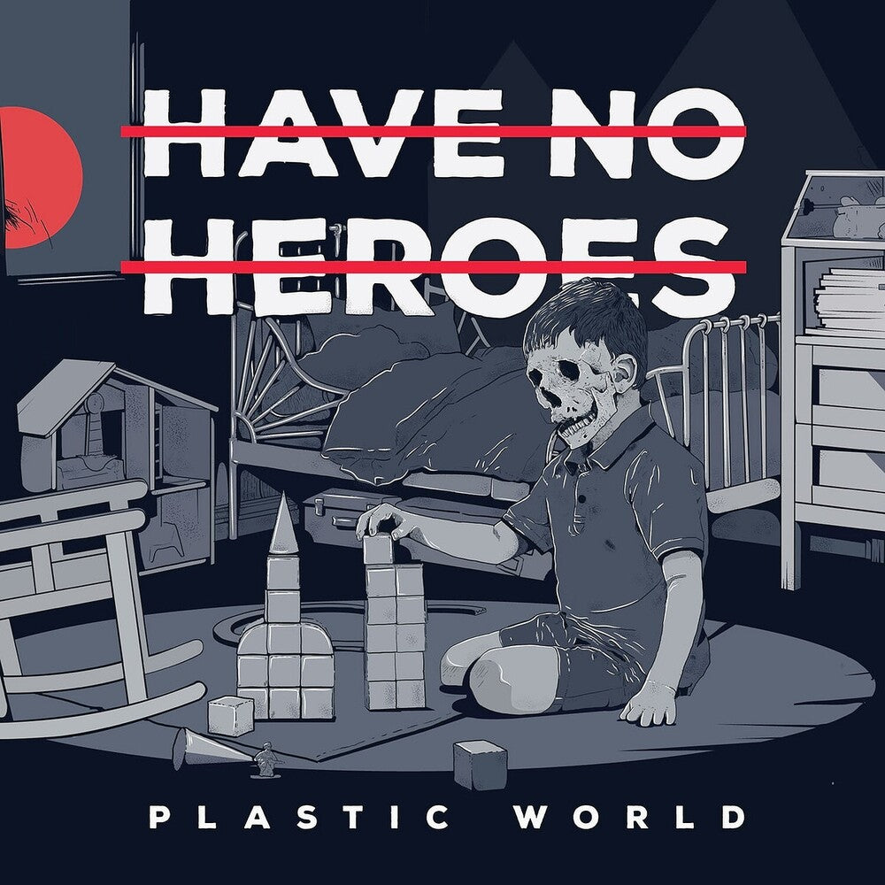Plastic World - Red W/Black Splatter (Blk) [Colored Vinyl]