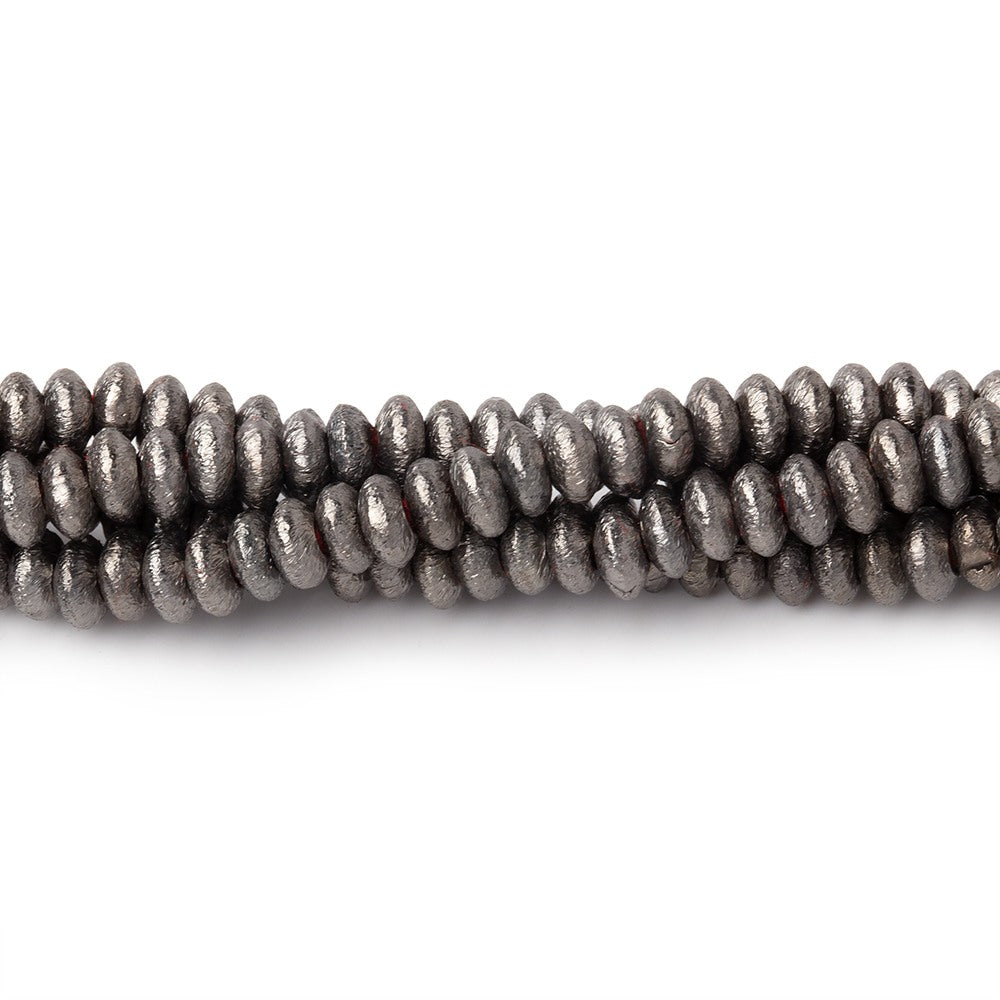 4mm Brushed Disc Beads (ONLINE ORDER ONLY)