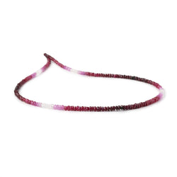 2-3mm Shaded Ruby and Sapphire Faceted Rondelle Beads 16 inch 245 pieces (ONLINE ORDER ONLY)