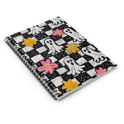 Boo In Bloom Spiral Notebook - Ruled Line (ONLINE ORDER ONLY)