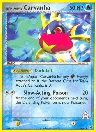 Team Aqua's Carvanha (25/95) [EX: Team Magma vs Team Aqua] (Online Only)