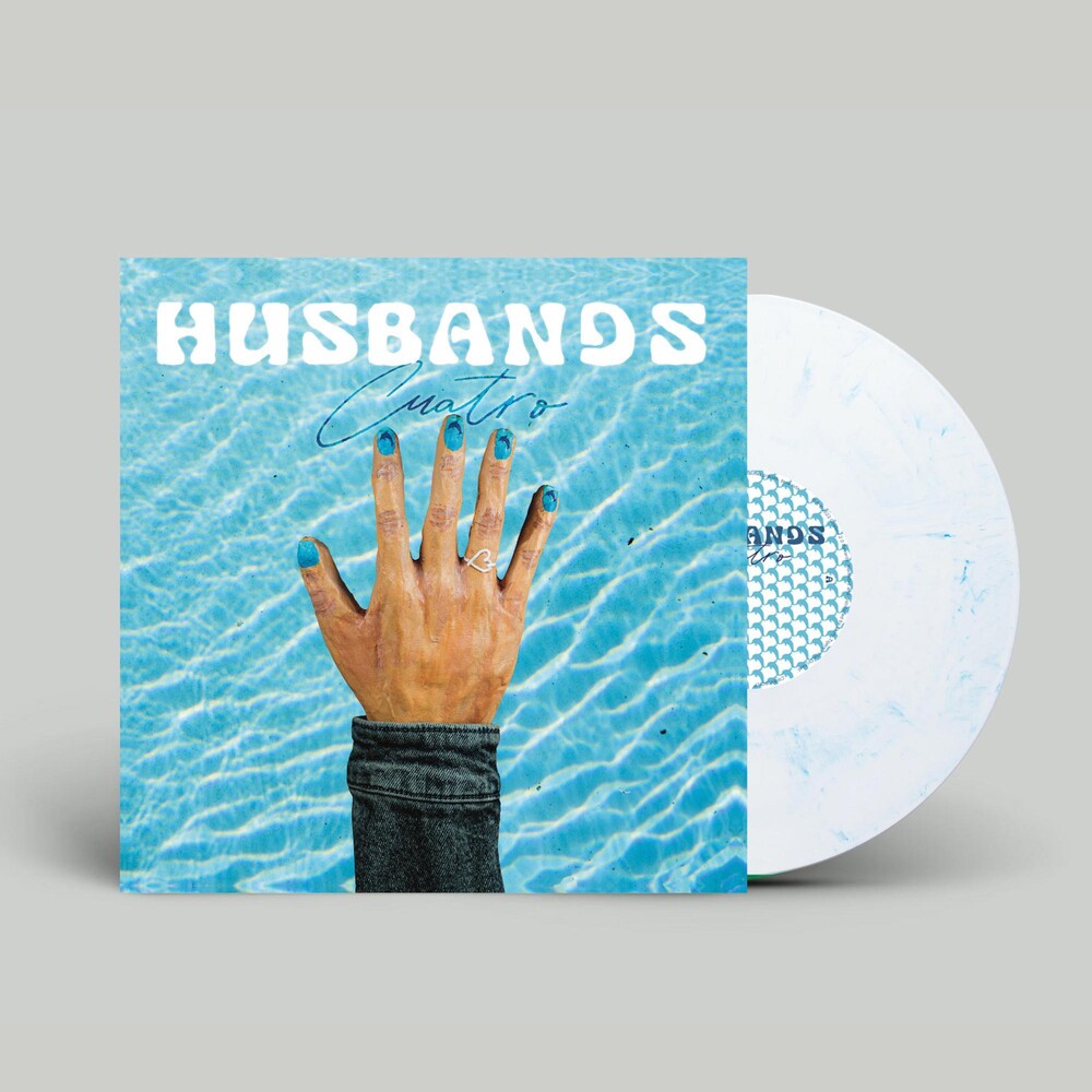 Cuatro [Stonewashed Opaque White White with Blue Swirl LP]