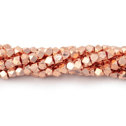 3mm Shiny Faceted Nugget Beads 8 inch 68 pieces (ONLINE ORDER ONLY)