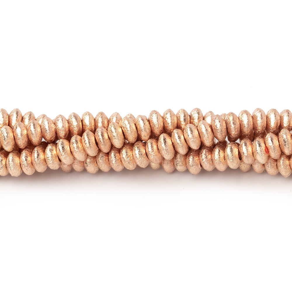 4mm Brushed Disc Beads (ONLINE ORDER ONLY)