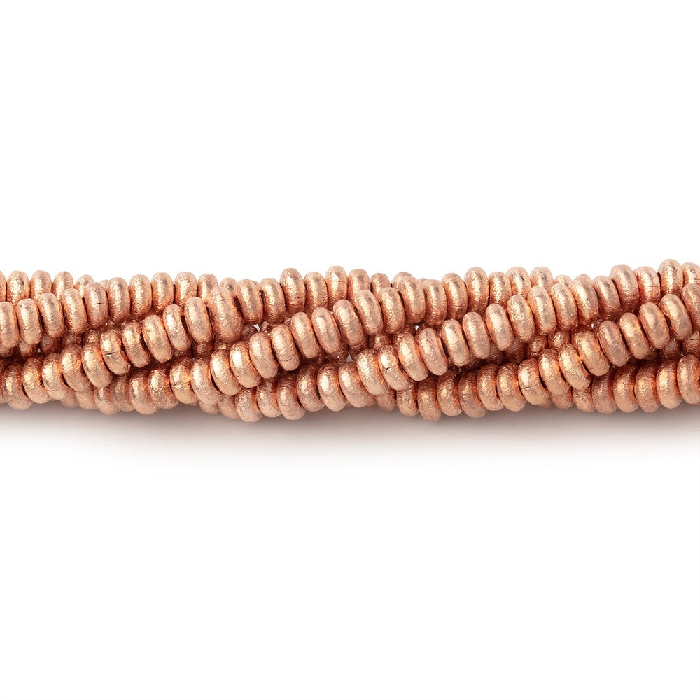 3mm Brushed Disc Beads (ONLINE ORDER ONLY)