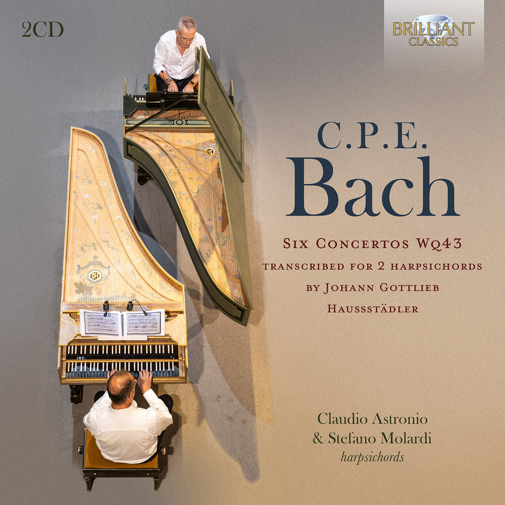 Six Concertos, Wq43 Transcribed For 2 Harpsichords [CD]
