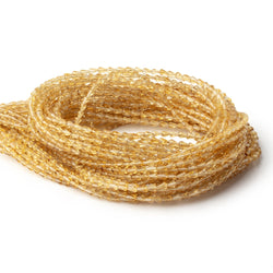 3x2.5-4x3mm Citrine Straight Drilled Faceted Tear Drop 18 inch 130 Beads (ONLINE ORDER ONLY)