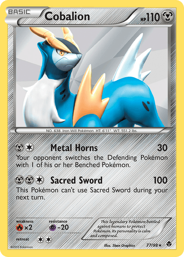 Cobalion (77/98) [Black & White: Emerging Powers] (Online Only)