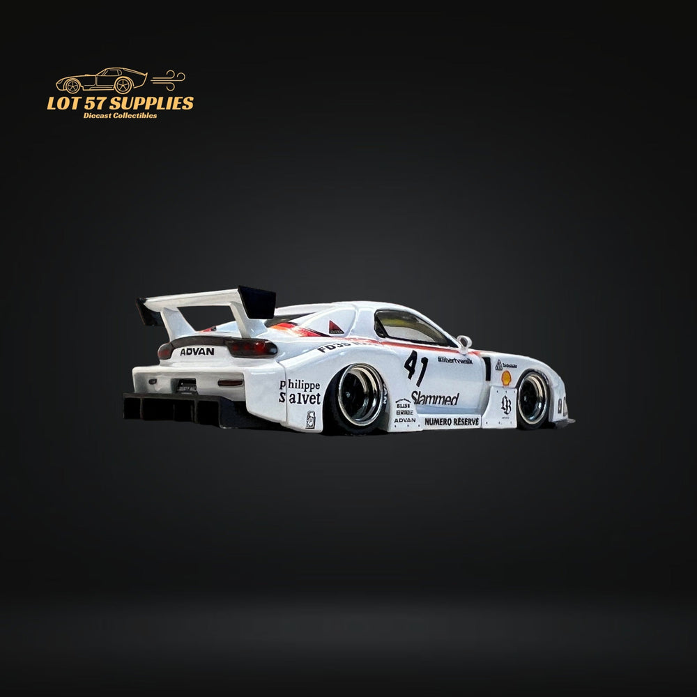 Inno64 Mazda RX-7 LBWK in White 1:64 IN64-LBWK-RX7-02 (ONLINE ORDER ONLY)