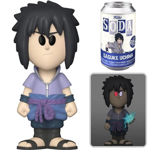 Funko Soda: Naruto Sasuke Uchiha Funko Soda Vinyl Figure with 1 in 6 Chance at Chase (ONLINE ORDER ONLY)