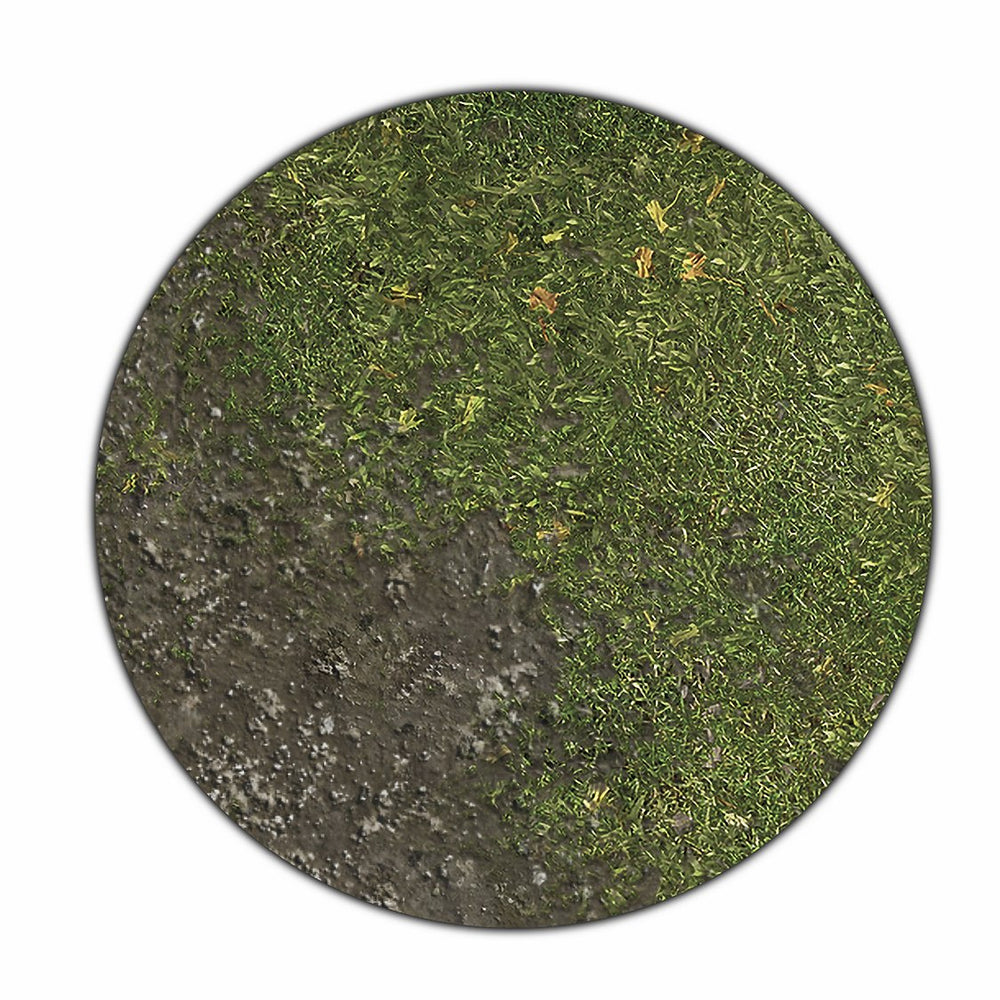 Monster Scenery: 3x3 Game Mat - Broken Grassland/Desert Scrubland (ONLINE ORDER ONLY)