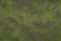 Monster Scenery: 3x3 Game Mat - Broken Grassland/Desert Scrubland (ONLINE ORDER ONLY)
