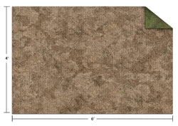 Monster Scenery: 6x4 Adventure Mat - Broken Grassland/Desert Scrubland (ONLINE ORDER ONLY)