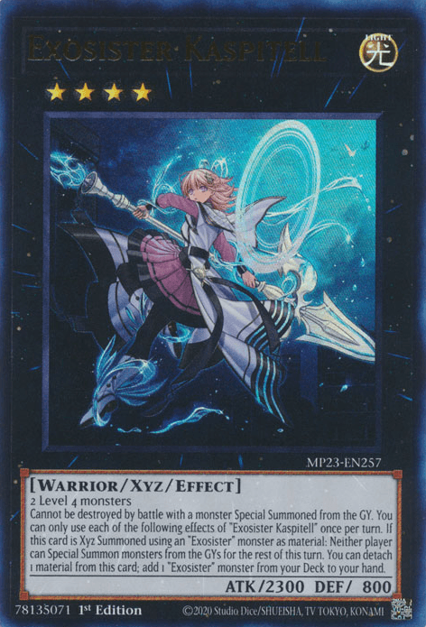 Exosister Kaspitell [MP23-EN257] Ultra Rare (ONLINE ORDER ONLY)