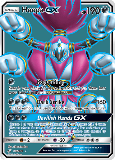 Hoopa GX (166/181) [Sun & Moon: Team Up] (Online Only)
