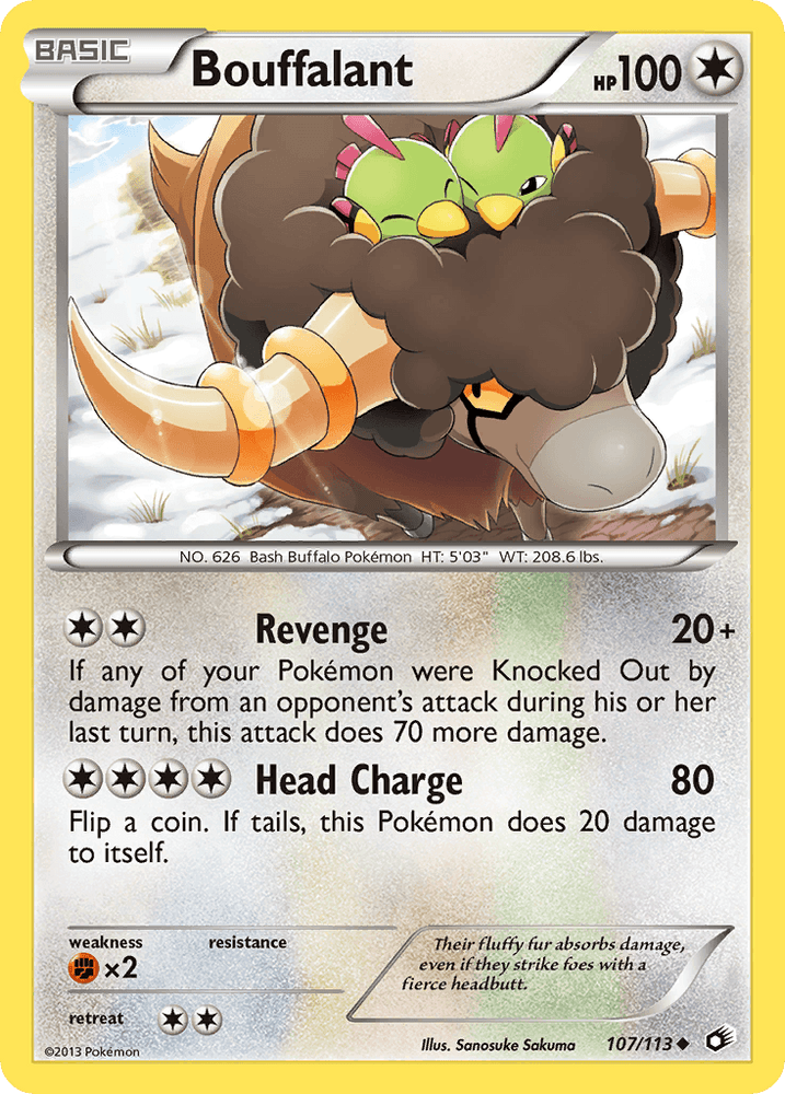 Bouffalant (107/113) [Black & White: Legendary Treasures] (Online Only)