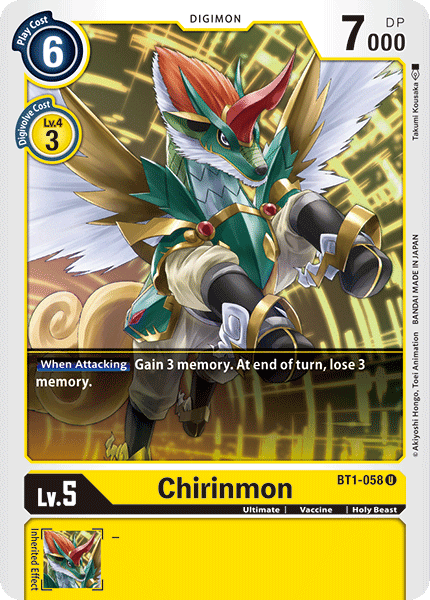 Chirinmon [BT1-058] [Release Special Booster Ver.1.0] (ONLINE ORDER ONLY)