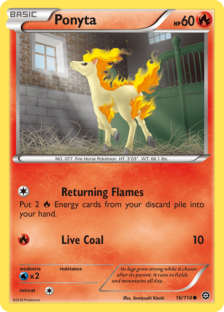 Ponyta (16/114) [XY: Steam Siege] (Online Only)