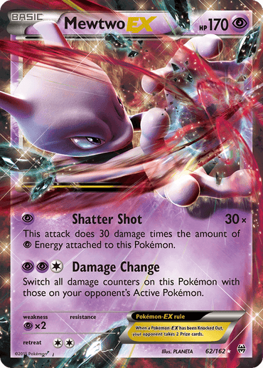 Mewtwo EX (62/162) [XY: BREAKthrough] (Online Only)