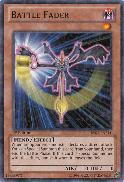 Battle Fader [BP01-EN211] Starfoil Rare (ONLINE ORDER ONLY)