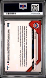 Graded 2025 Topps Now Juan Soto #17 Gold Foil /50 Baseball Card PSA 9 Mint (ONLINE ORDER ONLY)