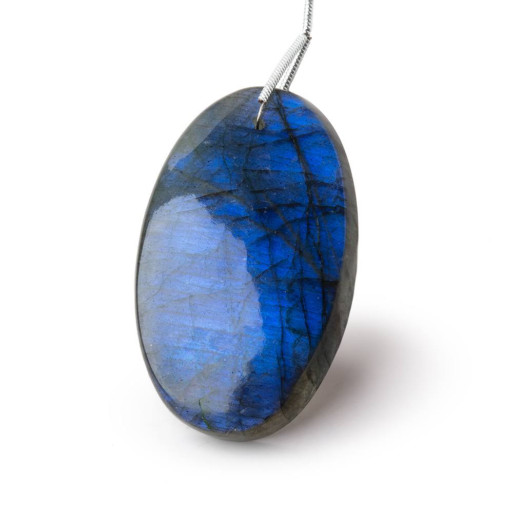 42x26.5x8mm Labradorite Plain Oval Pendant 1 AAA Focal (ONLINE ORDER ONLY)