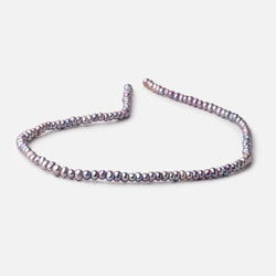 5mm Multi-Tonal Purple Off Round 2.5mm Large Hole Pearls 15 inch 120 Beads (ONLINE ORDER ONLY)