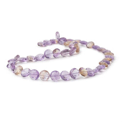 9mm Ametrine Faceted Coin Beads 16 inch 44 pieces (ONLINE ORDER ONLY)