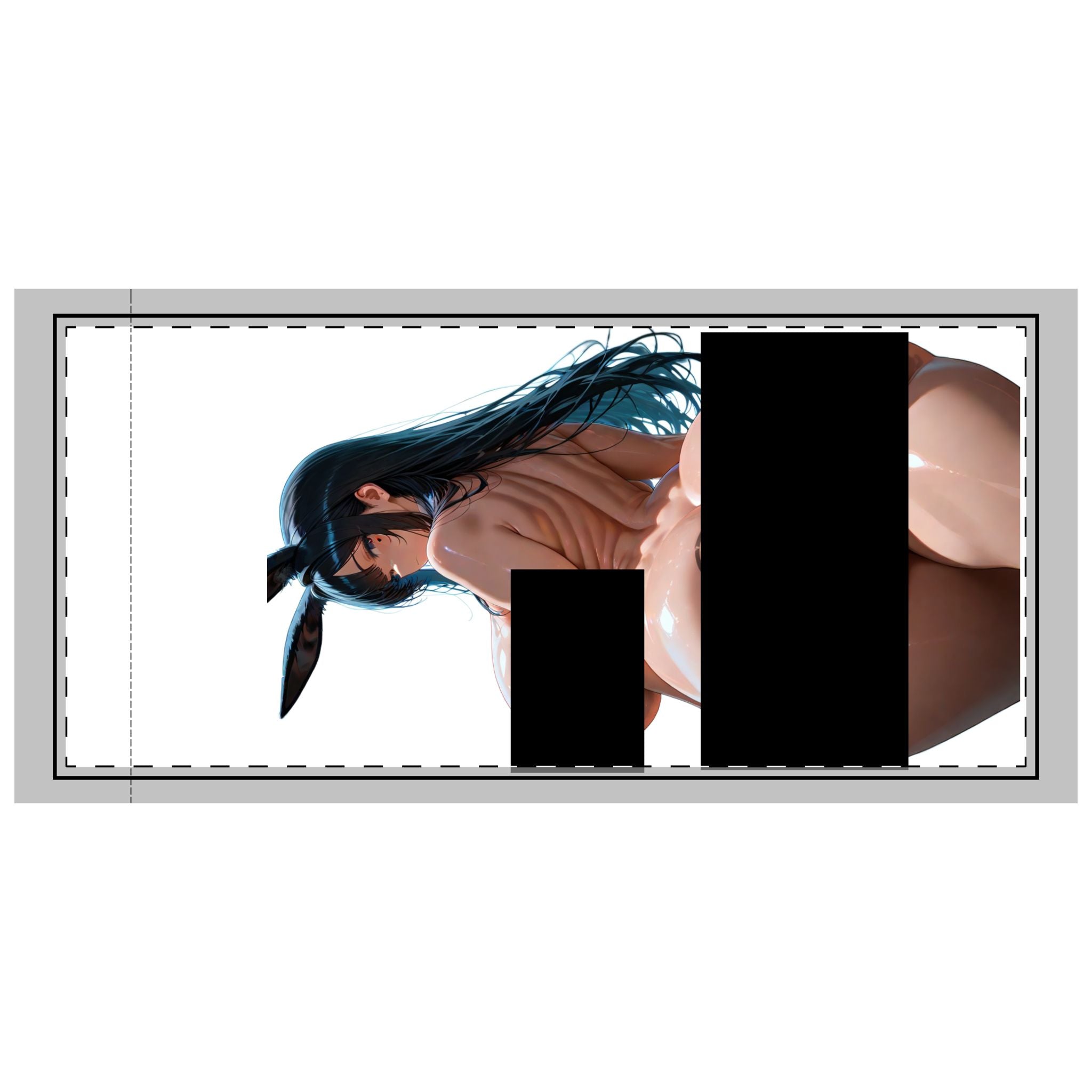 Bunny Anime-Inspired Microfiber Pillowcase, Cozy Bedroom Decor, Soft Pillow Cover, Unique Anime Design By Tempest