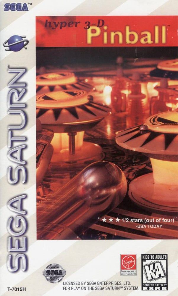 Hyper 3D Pinball (Sega Saturn) (ONLINE ORDER ONLY)