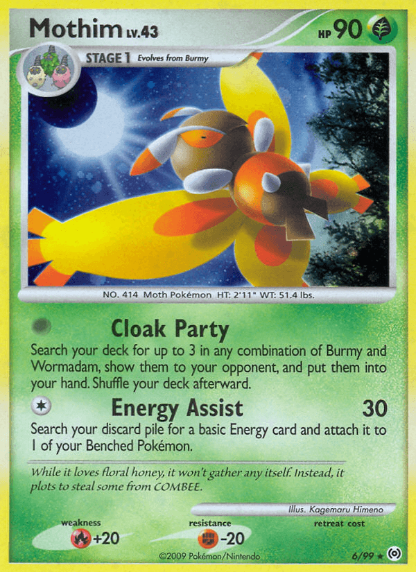 Mothim (6/99) [Platinum: Arceus] (Online Only)