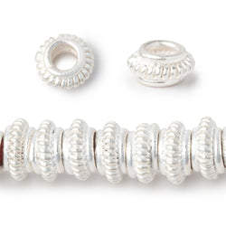 7mm Pinwheel Spacer Beads with 3mm Large Hole 8 inch Strand (ONLINE ORDER ONLY)