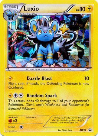 Luxio (BW34) (Cracked Ice Holo) [Black & White: Black Star Promos] (Online Only)