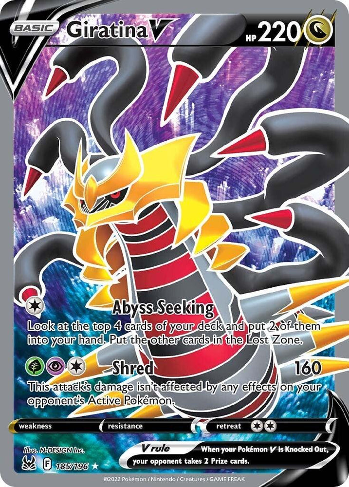 Giratina V (185/196) [Sword & Shield: Lost Origin] (Online Only)