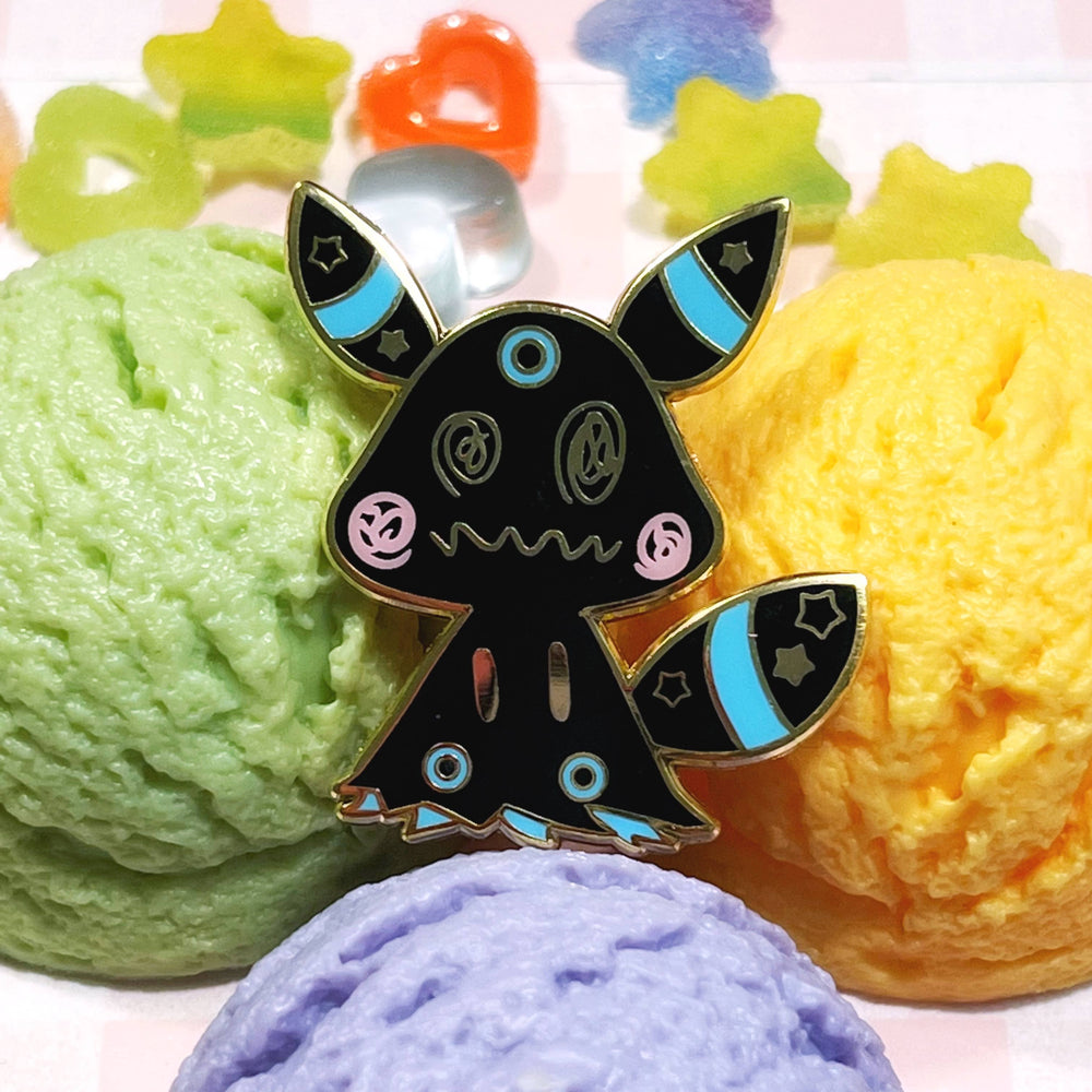 Pokemon: Mimikyu Shiny Umbreon Enamel Pin (ONLINE ORDER ONLY)