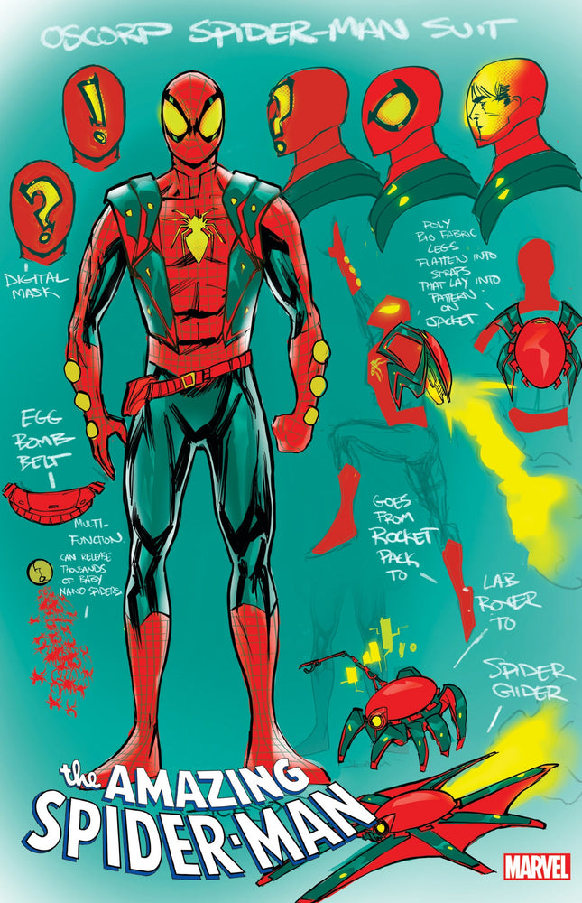 Amazing Spider-Man #7 1:10 Patrick Gleason Design Variant (08/10/2022) Marvel (ONLINE ORDER ONLY)