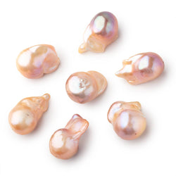 22-27mm Peach Ultra Baroque Focal Beads 1 piece AA