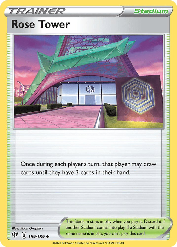 Rose Tower (169/189) [Sword & Shield: Darkness Ablaze] (Online Only)