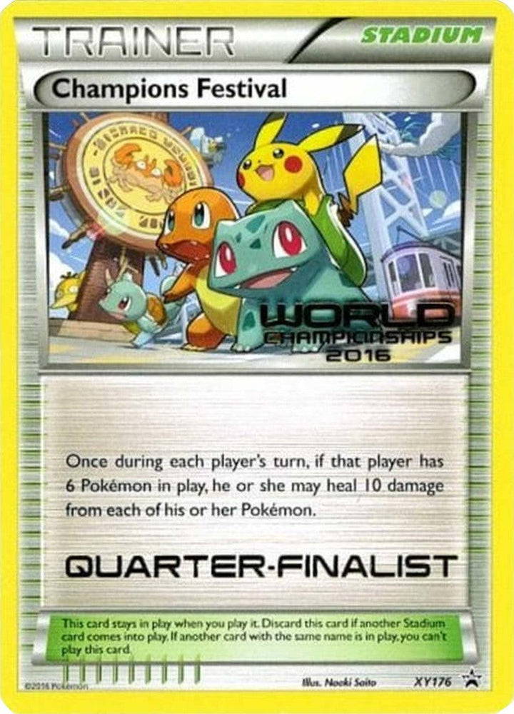 Champions Festival (XY176) (2016 Quarter Finalist) [XY: Black Star Promos] (Online Only)