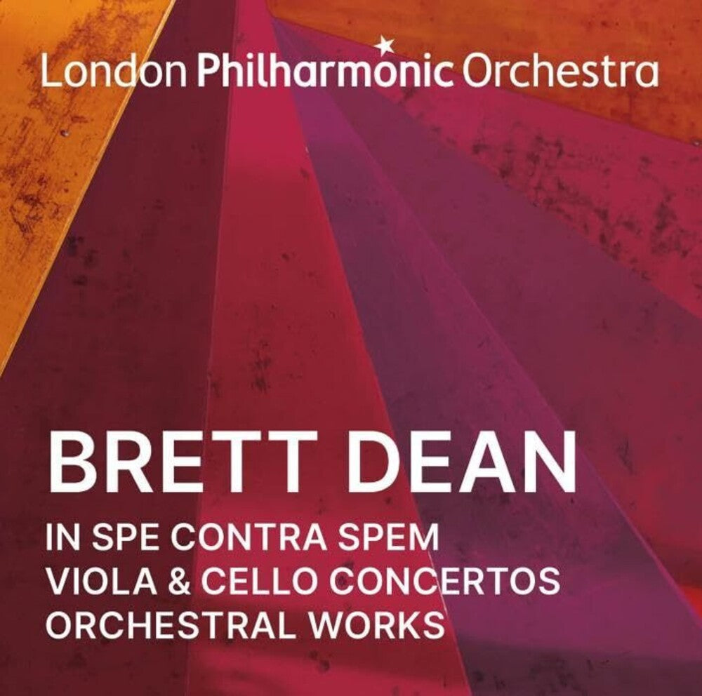 Brett Dean: In Spe Contra Spem Viola & Cello [CD]