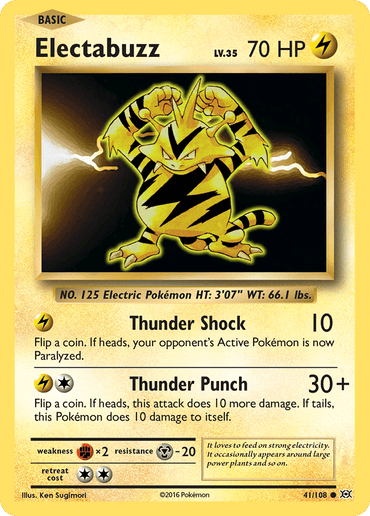 Electabuzz (41/108) [XY: Evolutions] (Online Only)