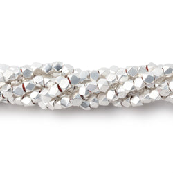 3mm Hand Polished Faceted Nugget Beads 8 inch 72 pieces (ONLINE ORDER ONLY)